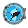 logo-club-plongee-bastiais Logo officiel du Club de Plongée Bastiais représentant un plongeur en silhouette sur fond de carte de la Corse, encadré par un hublot bleu.